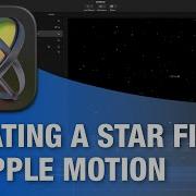 Apple Motion Star Field Using A Particle Emitter