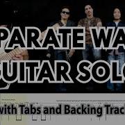 Journey SEPARATE WAYS Guitar Solo With Tabs And Backing Track By Alvin De Leon