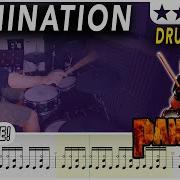 Domination DRUMS ONLY Pantera DRUM SCORE Sheet Music 566 DRUMSCRIBE