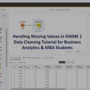 KNIME 10 How To Handle Missing Data In KNIME Data Cleaning Step By Step KNIME Tutorial