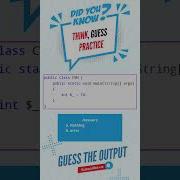 Java Shorts Guess The Output 03 Shorts