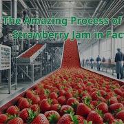 The Amazing Process Of Making Strawberry Jam In Factories Made In Factory