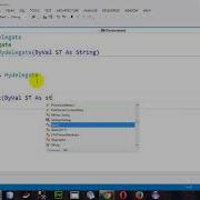 How To Procedure Delegates In VB NET 2012