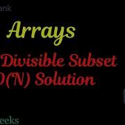 Non Divisible Subset HackerRank GFG Algorithm Explaination By AlGOds