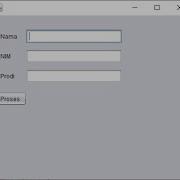 MEMBUAT GUI SEDERHANA DI NETBEANS