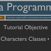Learn Java Programming Regex Character Classes Part 1 Tutorial