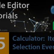 Node Editor Tutorial 35 Item Selection Events