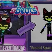 How To Get Events Badge RoBeats X Sound Space Collab