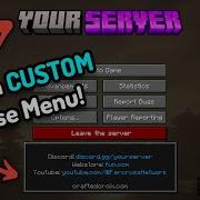 Make A CUSTOM Escape Menu For Your Minecraft Server Tutorial