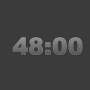 48 Minutes Timer Silent Alarm Stay Focused 48 Minutes Of Work Countdown