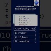 Python Quiz Part 77 Shorts