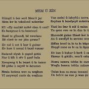 Ehmedê Xanî Mem û Zîn Gülbahar Kavcu