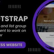 Bootstrap 5 11 Use Grid And List Group Component To Work On The Footer