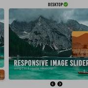 How To Create Responsive Image Slider In HTML CSS Javascript