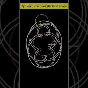 Draw Elliptical Shape With Python Turtle Shorts
