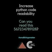 Use Python Underscores To Increase Code Number Readability