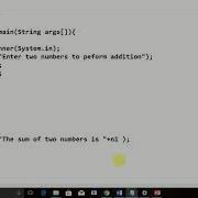 Sum Of Two Numbers Without Using Plus Operator Java Program
