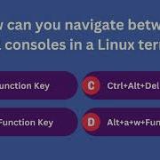 How Can You Navigate Between Virtual Consoles In A Linux Terminal