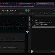 Missing In Array Practice GeeksforGeeks