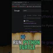 Run Python Turtle In Vscode Pythonturtle Shorts