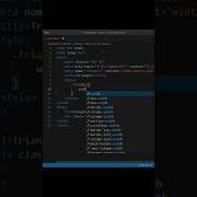 Triangle Creation HTML And CSS Tutorial Using VSCode Editor 2022 Shorts