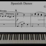 Spanish Dance Carolyn Miller Slow Easy Piano Version With Sheets