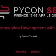 Asynchronous Web Development With Python 3 By Anton Caceres