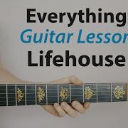 Lifehouse Everything Acoustic Guitar Lesson Play Along TAB Chords