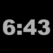 6 Minutes 43 Seconds 403 Secs Clock Timer Countdown Alarm Focus