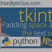 How To Pad Space Around The Text Of Python Tkinter Label