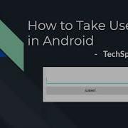 Edit Text Read Validate User Input In Android Java TechSparks