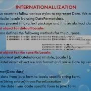Lesson 3 I18n DateFormat Class In Internationalization In Java Programming