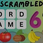 Scrambled Word Game Food Challenge Guess 6 Letter Food Jumbled Word Anagram Game Game On