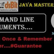 Tutorial7 JAVA Command Line Arguments Just In 5 Minu Watch Once Remember Forever Java Master