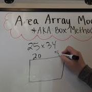 Large Multiplication Area Array Box Method