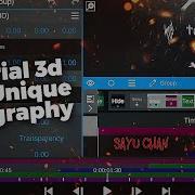 Tutorial 3d Cam Unique Typography Node Video