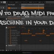 How To Drag Midi Or Audio Clip Out Of Machine Into DAW Maschine Tutorials