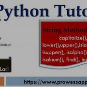 33 Python Tutorial For Beginners String Methods Part 1 Capitalize Title Lower Upper Islower