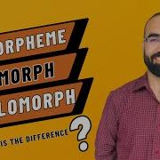 Морфема морф и алломорф в чем разница