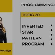 Star Pattern Program In C Inverted Right Triangle Star Pattern In C Inverted Pattern Program CSE