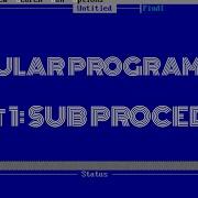 QBASIC SUB Modular Program Part 1