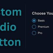 Custom Radio Button Using HTML CSS Modern Radio Button Design Coding Hacks
