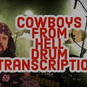Cowboys From Hell Pantera Animates Drum Sheet Transcription