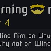 Installation On Linux And Not Windows Learning Nim 4