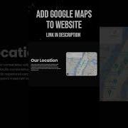 Add Google Maps To Website With HTML CSS Tutorial Webdevelopment Html Css Coding Javascript
