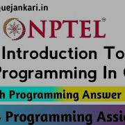 Introduction To Programming In C Week 4 Assignment 4 All 3 Programming Answers 2022 Unique Jankari