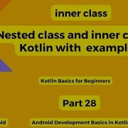 Inner Class And Nested Classes In Kotlin Kotlin Basics For Beginners Part 28 Codeforandroid