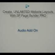 SP Pagebuilder Pro Tutorial Audio Add On