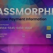 Glassmorphism Frosted Glass Credit Card Form With Validation HTML CSS JavaScript