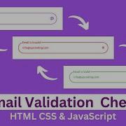 How To Make Email Validation Check Using HTML CSS JavaScript Check Email Valid Or Not Rsgaming15j